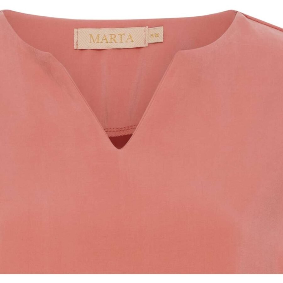 Mdc Louison Dress - Viskose Kjole, Pepperrose - Bilde 3