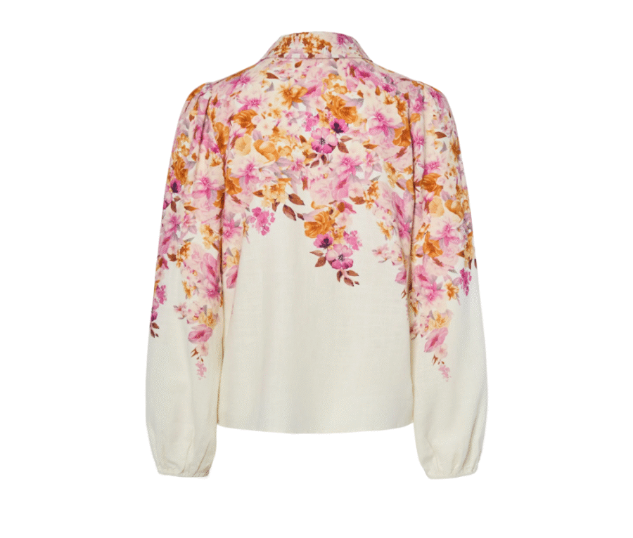 YAS, CLEO LS SHIRT - EX, Birch Cleo Print - Bilde 2