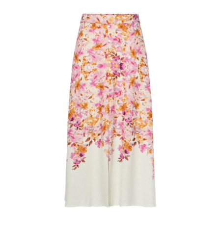 YAS, CLEO HW LONG SKIRT - EX, Birch Cleo Print