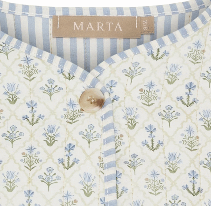 Mdc Avril Jacket- Quiltet jakke, Light Blue - Bilde 3