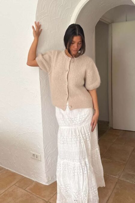 BY IC IdaIC SS Cardigan - Beige