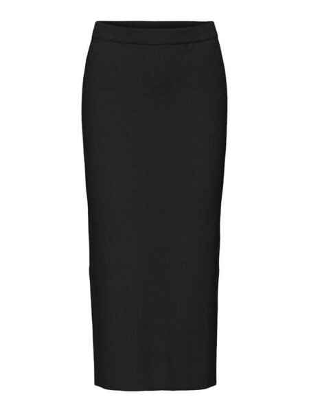 JDY PRIME LIFE LONG SKIRT KNT, Strikket skjørt, Black