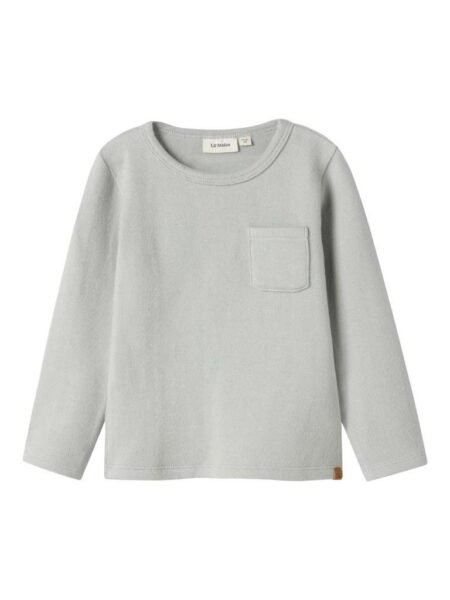 LIL ATELIER, THORO HEN LS SLIM TOP, Genser, Pigeon/Gråblå