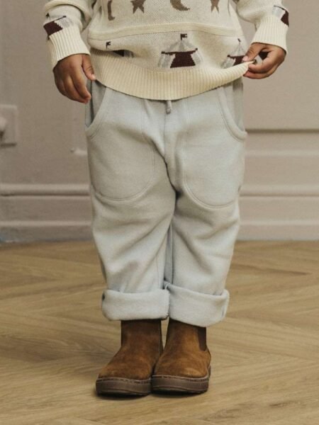 LIL ATELIER, THORO HAB PANT, Bukse, Pigeon/Gråblå