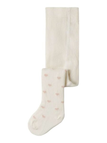 LIL ATELIER, REBA LEN PANTYHOSE , Strømpebukse, Turtledove, hjerte