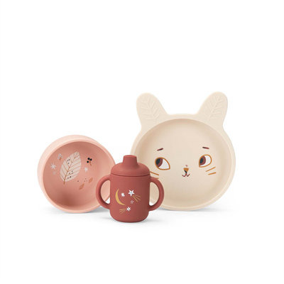 Moulin Roty, Spisesett for barn, Baby dish set Après la pluie