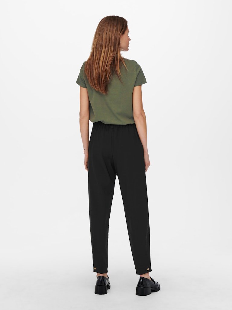 JDY PEN MW ANKEL PANT WVN, BUKSE, Black/Svart - Bilde 5