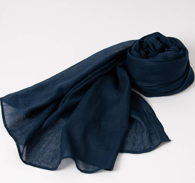 Rosenvinge Skjerf i modal, Marineblå