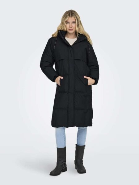 JDY, Dunjakke, MELBA LONG DOWN PUFFER OTW, black