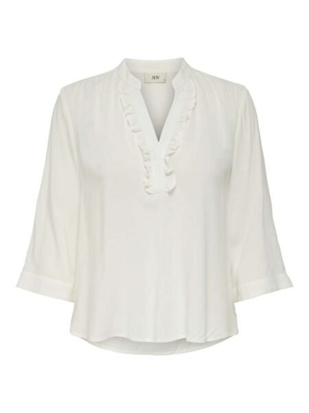 JDY LUCY LIFE 3/4 TOP,Bluse, White