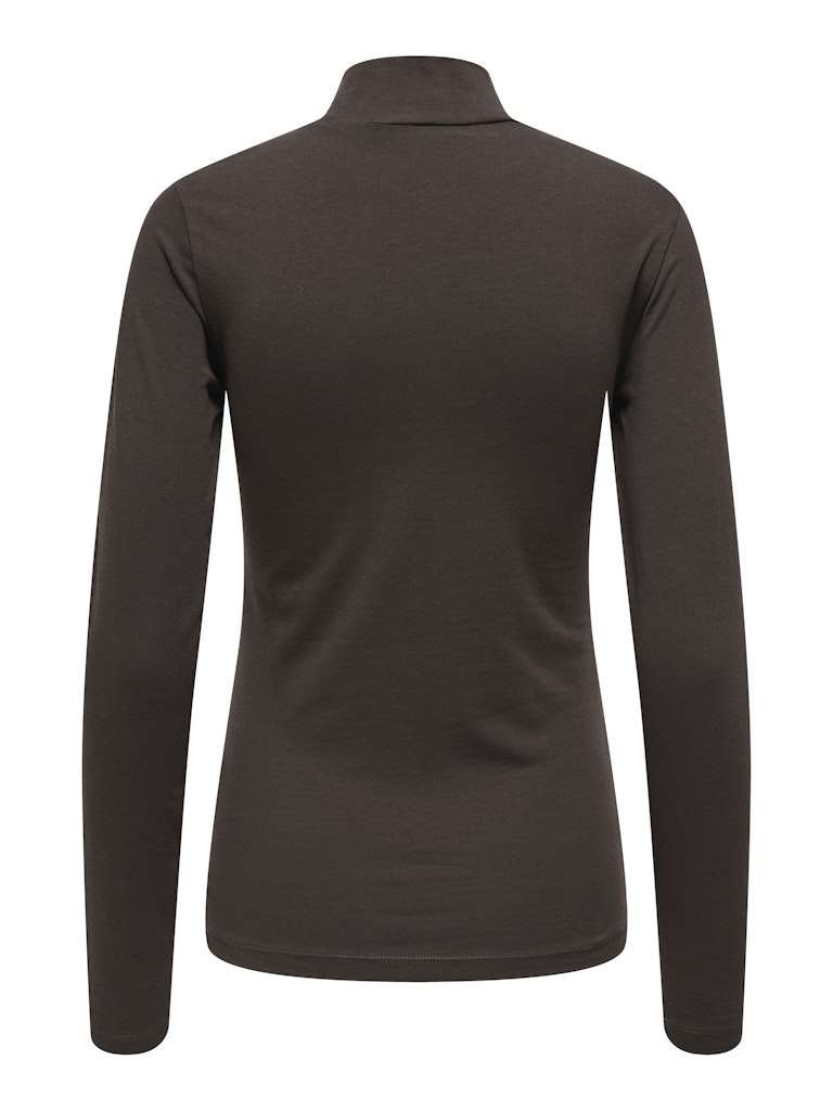 JDY AVA NEW TURTLENECK TOP - Langermet Trøye, JRS NOOS, Brun, Chocolate Torte - Bilde 2