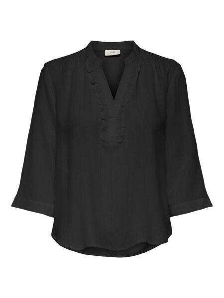 JDY LUCY LIFE 3/4 TOP,Bluse, Black/ Svart