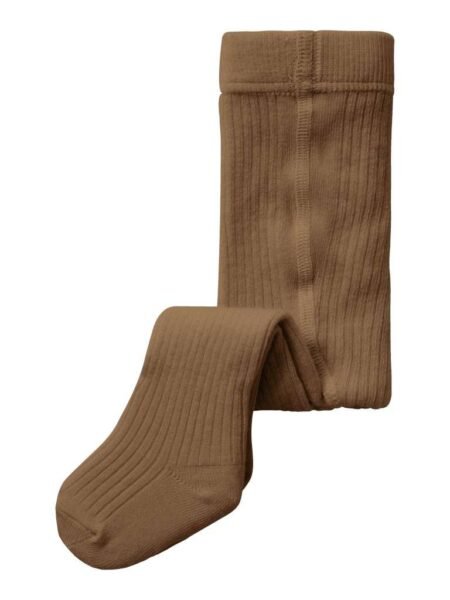 LIL ATELIER, RAKEL IBI PANTYHOSE WOOL/PO,ULL Strømpebukse, Sepia Tint