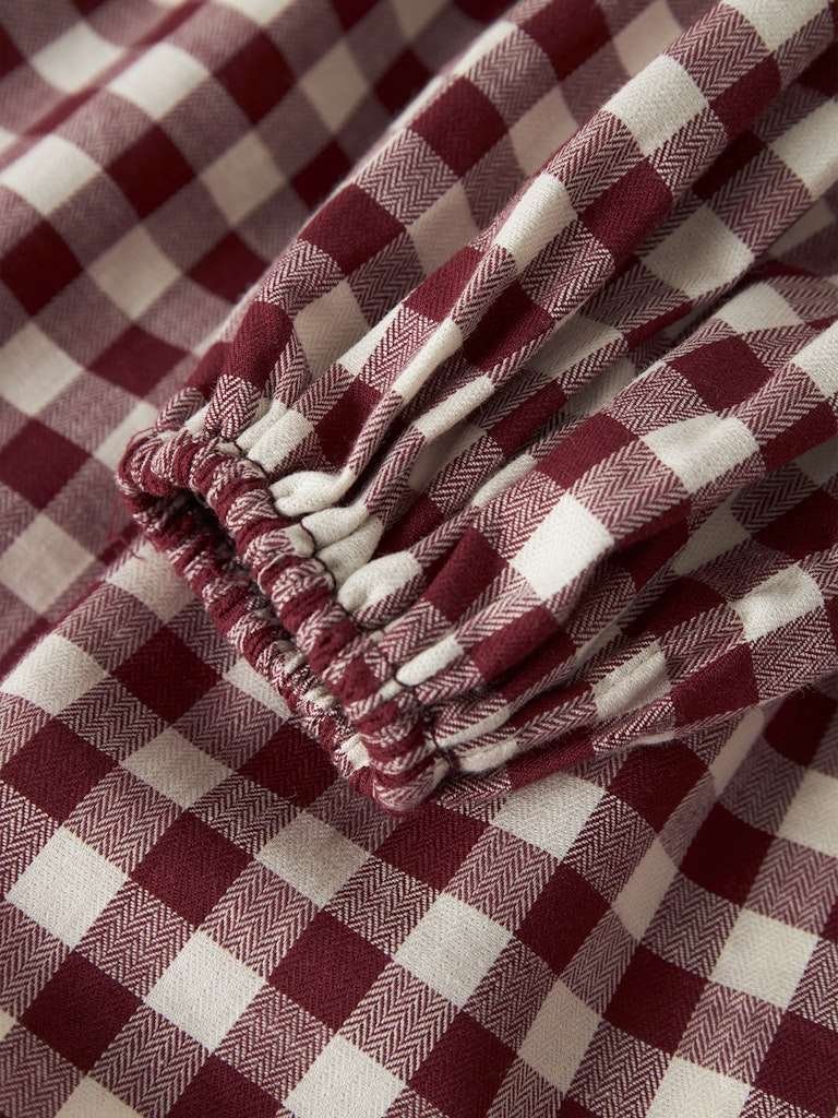 LIL ATELIER, RIO LS LOOSE DRESS, Julekjole, Red Dahlia, Rød - Bilde 6