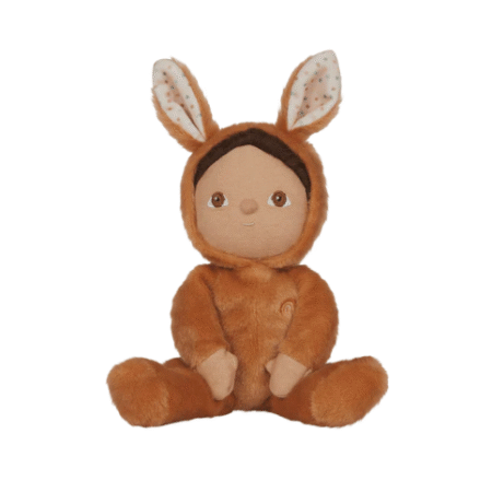 OLLI ELLA, Dukke/Kosedyr, Dinky Dinkum Dolls, Fluffle Family - Bucky Bunny - Toffee