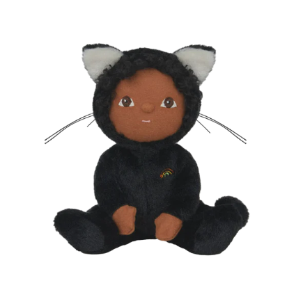 OLLI ELLA, Dukke/Kosedyr, Dinky Dinkum Dolls, Carson Cat - Black