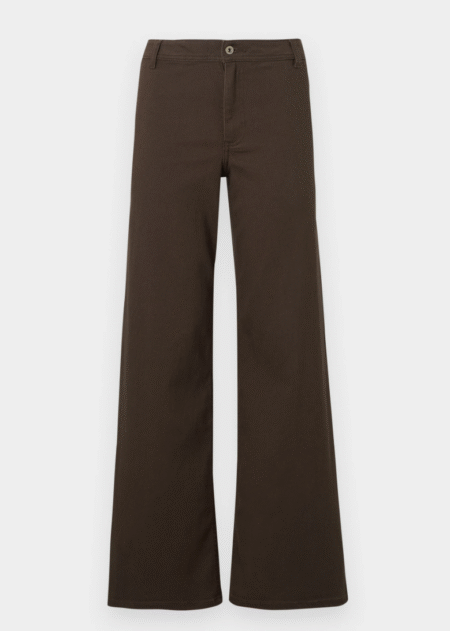 JDY IRIS STRETCH HW WIDE PANT PNT NOOS, BUKSE, Coffee Bean