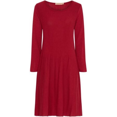 MdcSally Dress- Kjole i Viskose Og Ull blanding, 20270 Red Washed