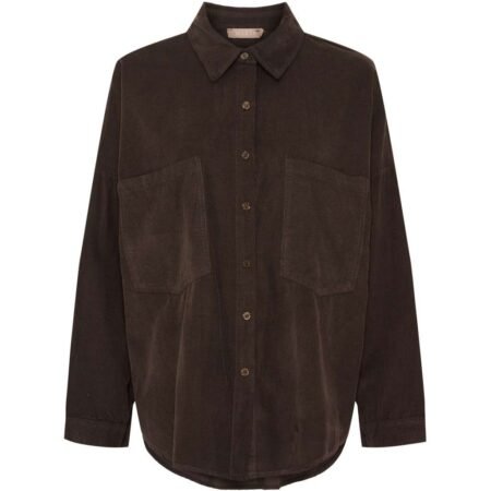 Mdc Maelys Shirt, Cordskjorte, Moro/ Mørk Brun, Onesize
