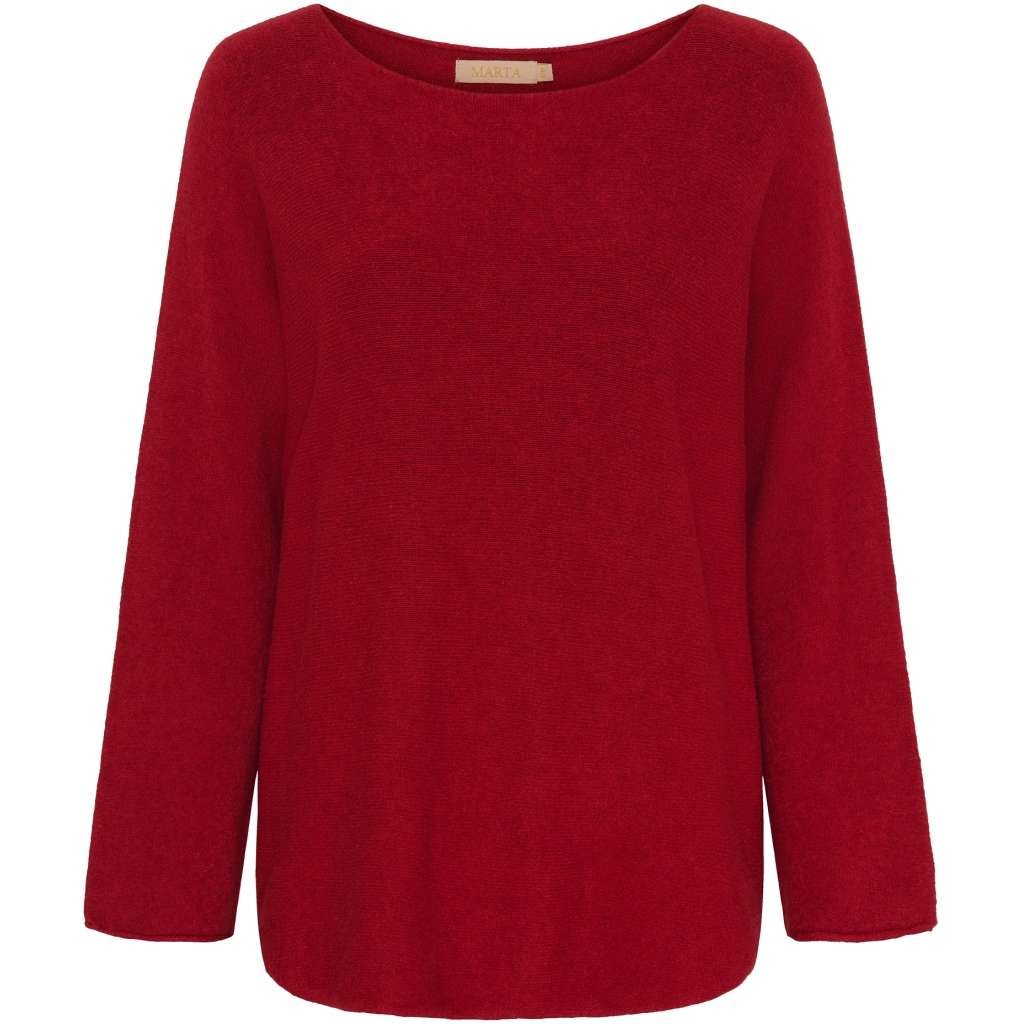 Mdc Dagmar Knit - Genser I Viskoseblanding, Red 4308 - Bilde 2