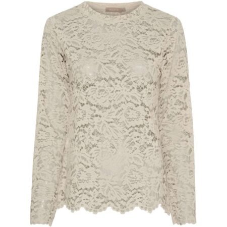 Mdc Milley LS Tee,Blondetopp, Beige