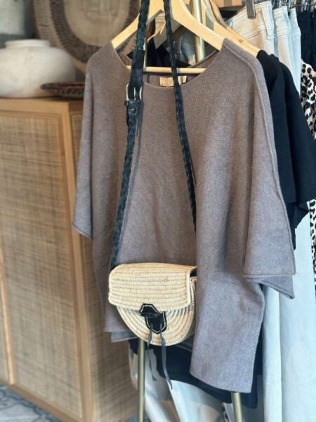 Mdc Sia Knit- Genser, Viskoseblanding, Nuggat