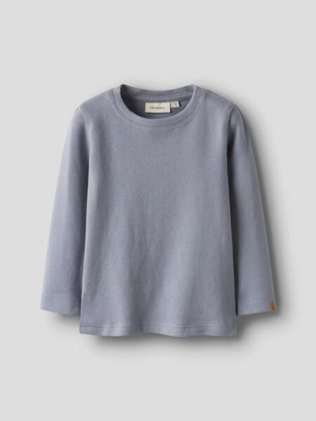 LIL ATELIER THORO HYT LS SLIM TOP LIL- Genser, Tradewinds, Støvet Blå