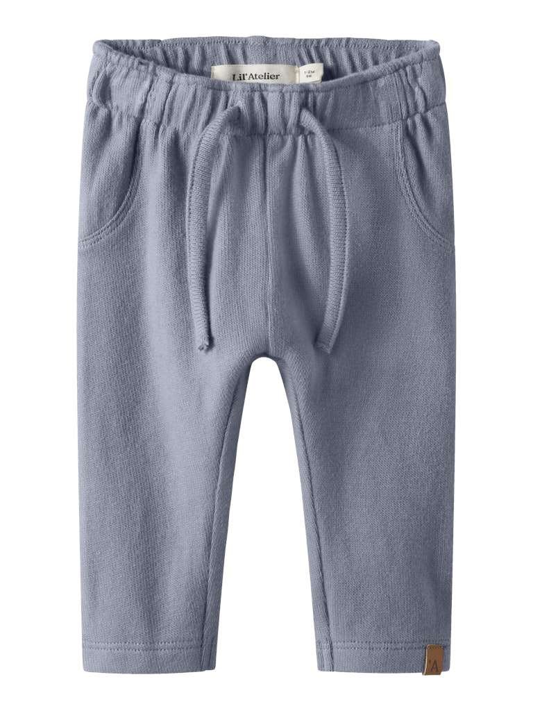 LIL ATELIER THORO HEB LOOSE PANT LIL- Bukse, Tradewinds, Støvet Blå - Bilde 4