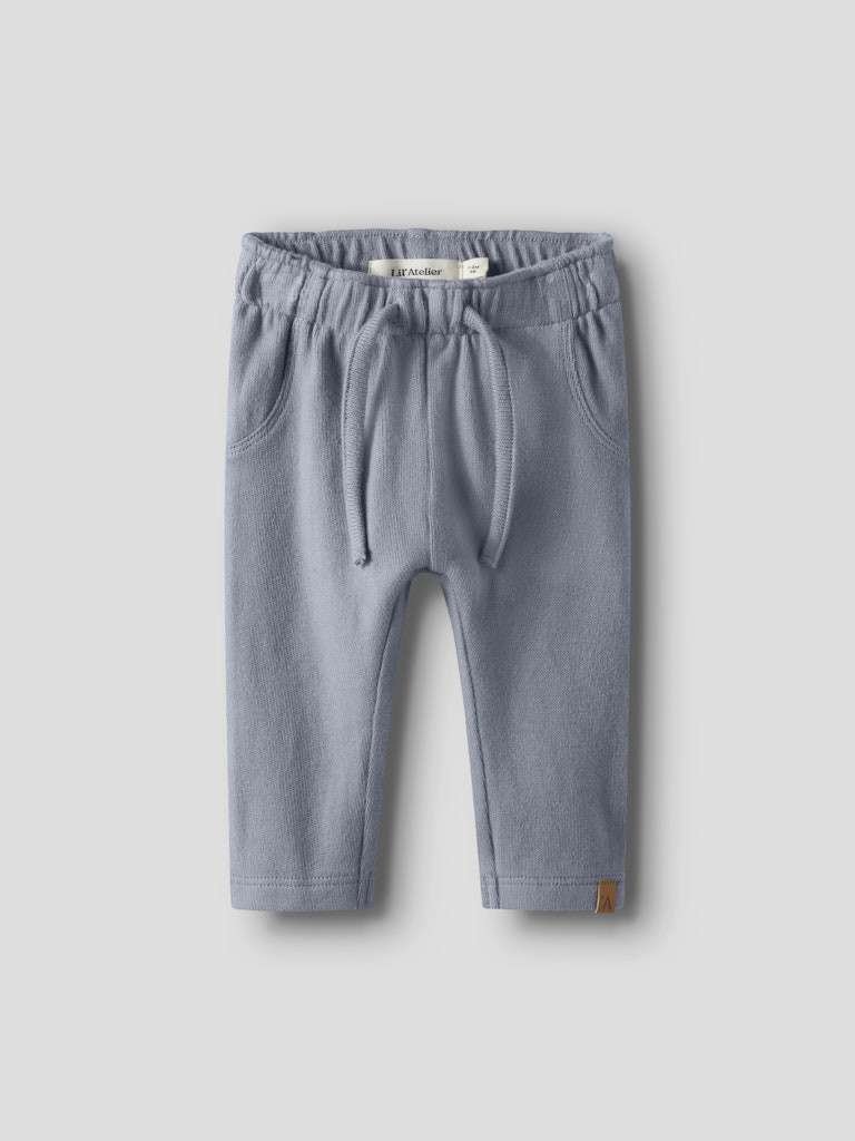 LIL ATELIER THORO HEB LOOSE PANT LIL- Bukse, Tradewinds, Støvet Blå