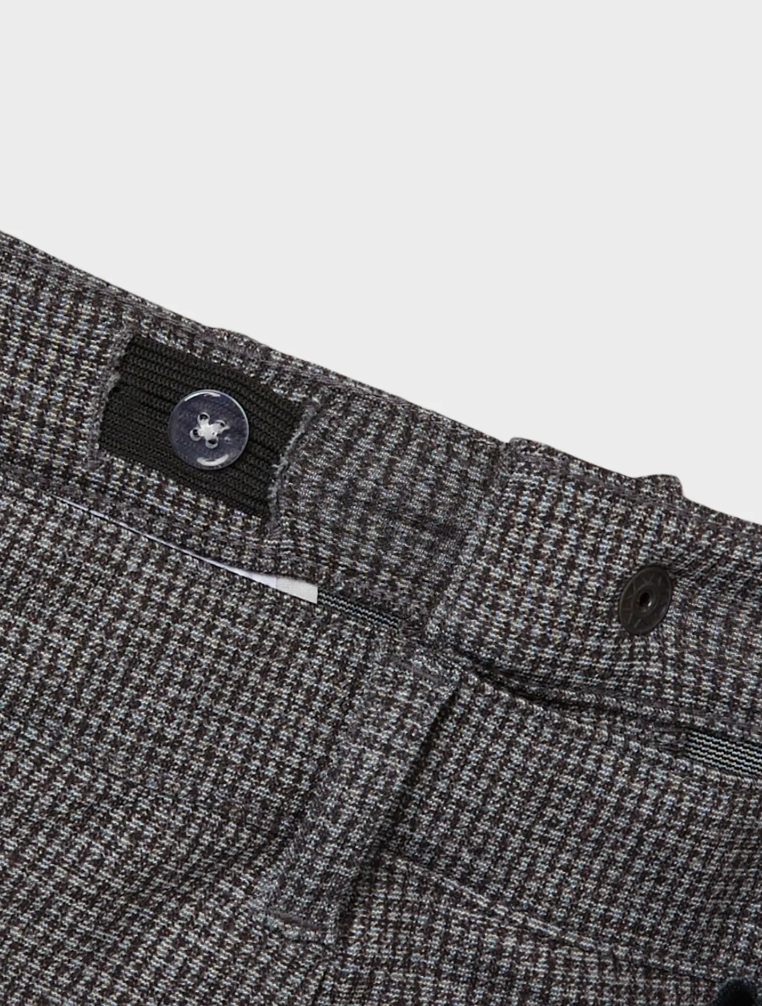 Name It SILAS COMFORT PANT- Penbukse, Licorice/ CHECKS, Rutet, str 116-152 - Bilde 2
