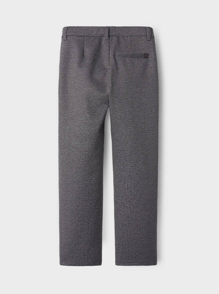 Name It SILAS COMFORT PANT- Penbukse, Licorice/ CHECKS, Rutet, str 116-152 - Bilde 4