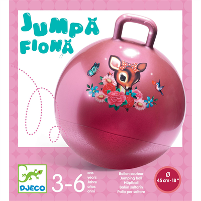 Djeco Jumpa Fiona, Hoppeball, Rosa - Bilde 4