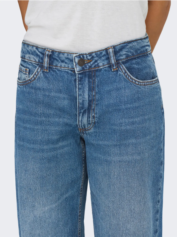 JDY RUBY MW WID MB 1006 DNM NOOS, Jeans, Medium Blue Denim - Bilde 6