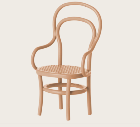 Maileg Vintage chair, Mouse/ Mus, Stol - Mørk Pudder