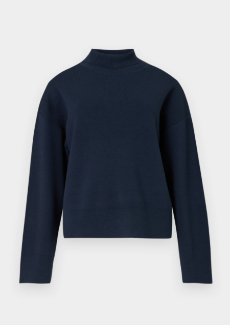 JDY JONDIS L/S ROLL NECK PULLOVER KNT- Genser ,  Total Eclipse, Mørk Blå