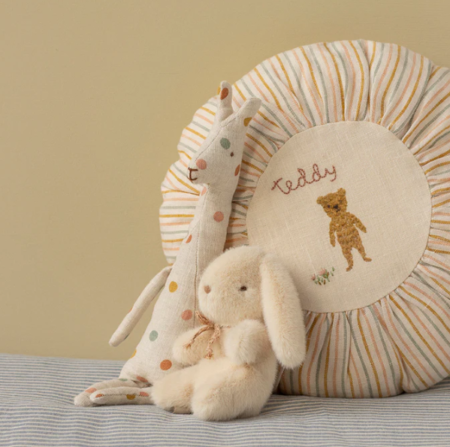 Maileg Plyjskanin, Mini - Råhvit/ Creme