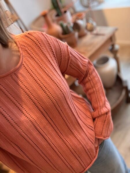 JDY OPHELIA L/S BOAT NECK PULLOVER KNT, Genser, Desert Sand