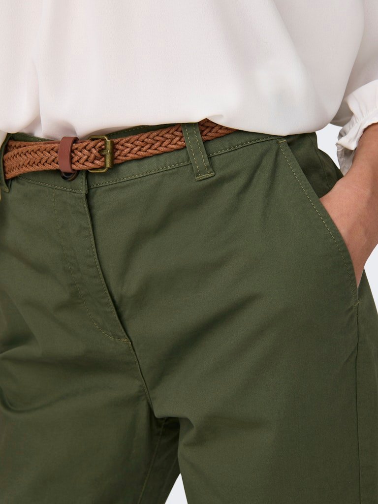JDYCHICAGO MW BELTED CHINO PANTS NOOS, BUKSE, Kalamata - Bilde 2