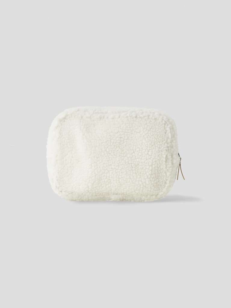 LIL ATELIER NIGO SHERPA TOILETRY BAG LIL- Toalettveske , Coconut Milk - Bilde 2