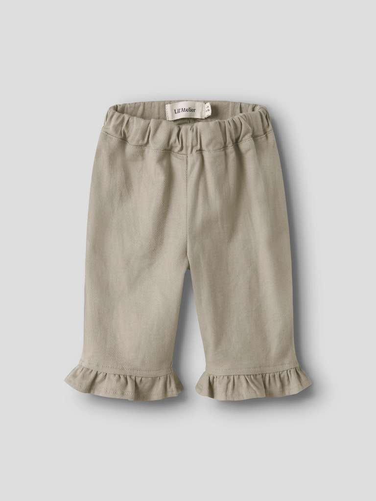LIL ATELIER DOREEN WIDE TWI PANT- Bukse, Oxford Tan- Beige , str 68-86 - Bilde 2