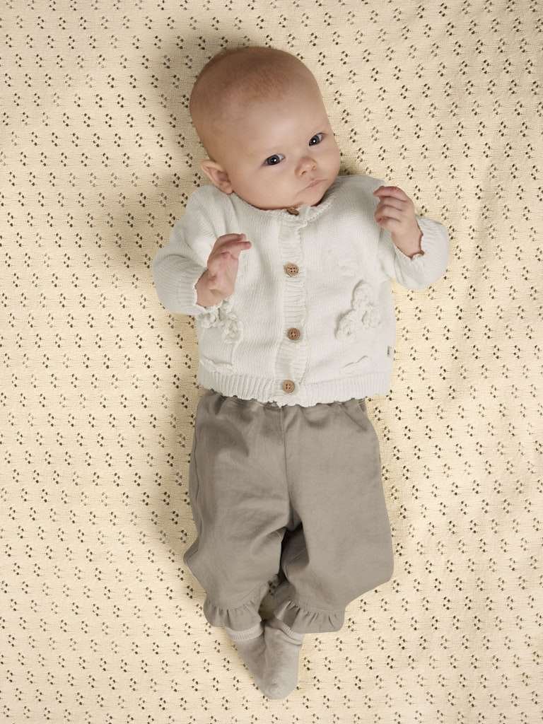 LIL ATELIER DOREEN WIDE TWI PANT- Bukse, Oxford Tan- Beige , str 68-86 - Bilde 4