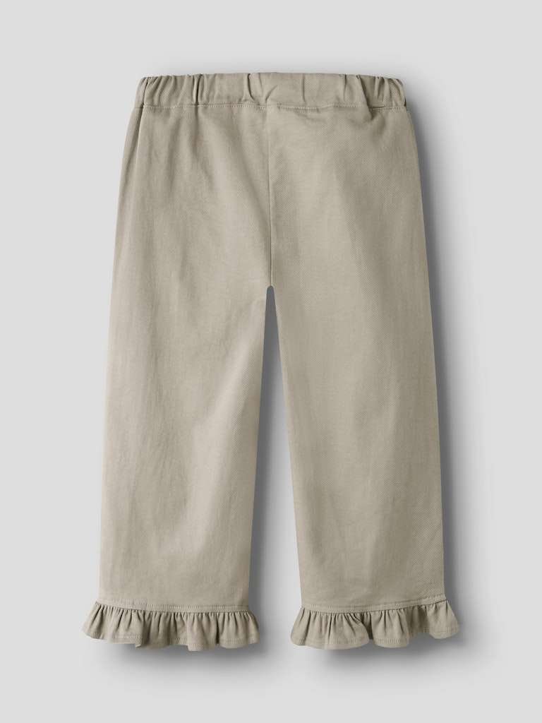 LIL ATELIER DOREEN WIDE TWI PANT, Bukse, Oxford Tan- Beige - Bilde 5