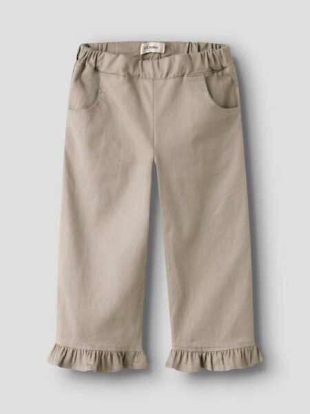 LIL ATELIER DOREEN WIDE TWI PANT, Bukse, Oxford Tan- Beige