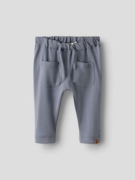 LIL ATELIER GEO LOM LOOSE PANT- Bukse, Tradewinds- Støvet Blå