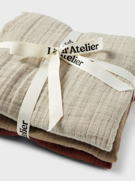 Lil'Atelier Nisley 3-Pack Nappies, Tvavertine