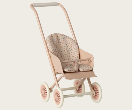 Maileg, Stroller, Micro - Powder/Dus rosa