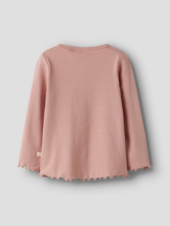 LIL ATELIER DIMIA LS SLIM CARD - Cardigan, Misty Rose - Dus Gammelrosa - Bilde 3