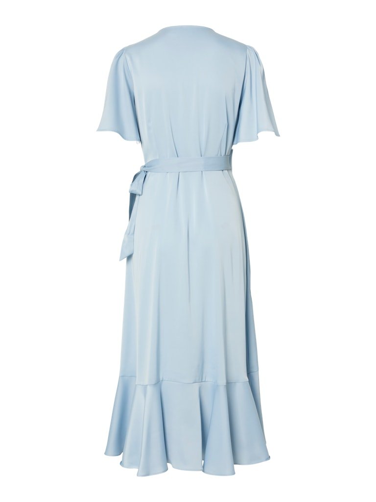 YAS THEA 2/4 MIDI WRAP DRESS S. NOOS, KJOLE, Skyway - Bilde 6