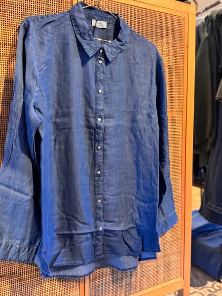JDY JASPER L/S SHIRT WVN DIA, Skjorte, Medium Blue Denim