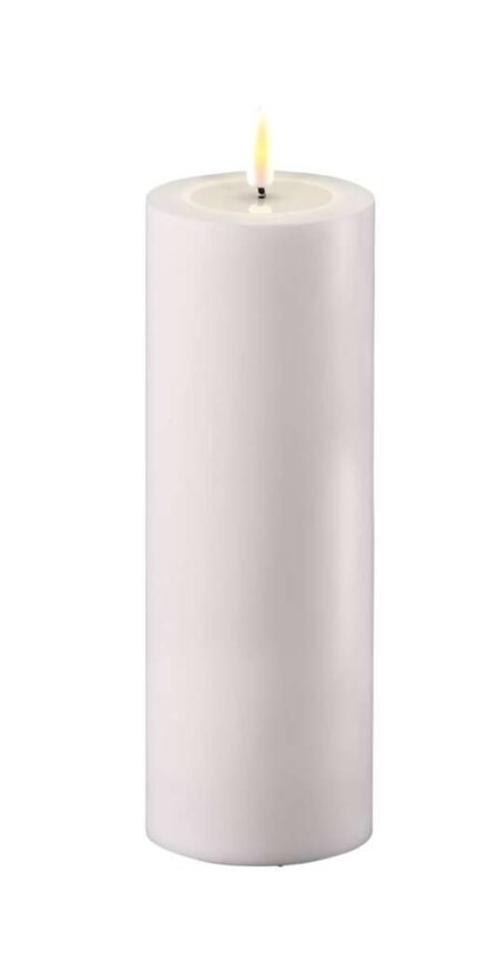 Deluxe Homeart, LED-LYS, KUBBELYS, 7,5 * 20 cm, HVIT